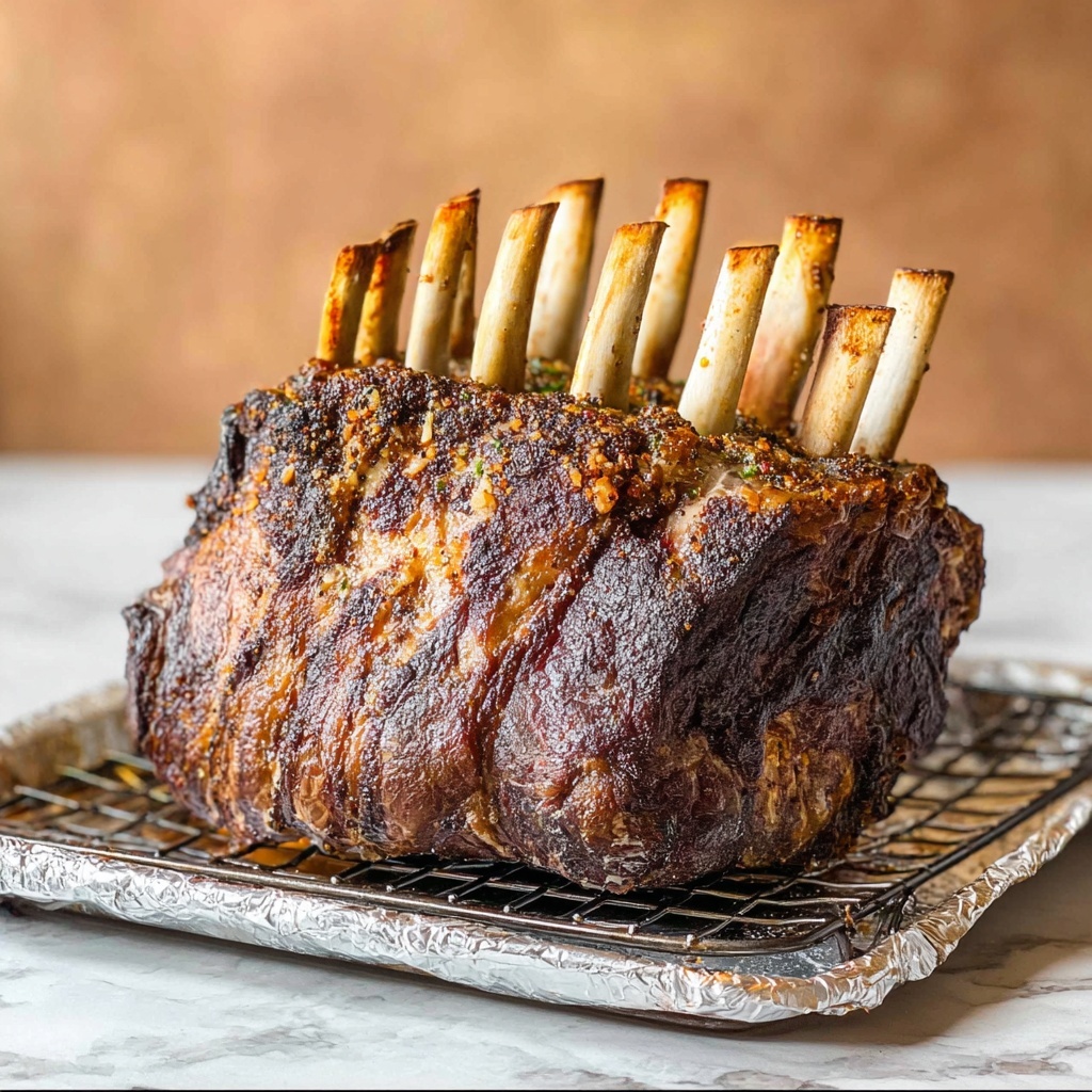 Pork Crown Roast with Whiskey Glaze Recipe - Recipe Image