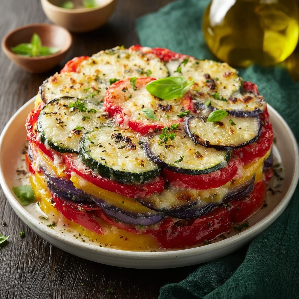 Italian-Style Vegetable Bake Recipe - Recipe Image
