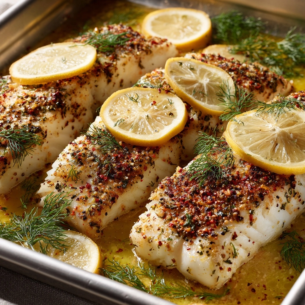 Lemony Steamed Fish Recipe - Recipe Image