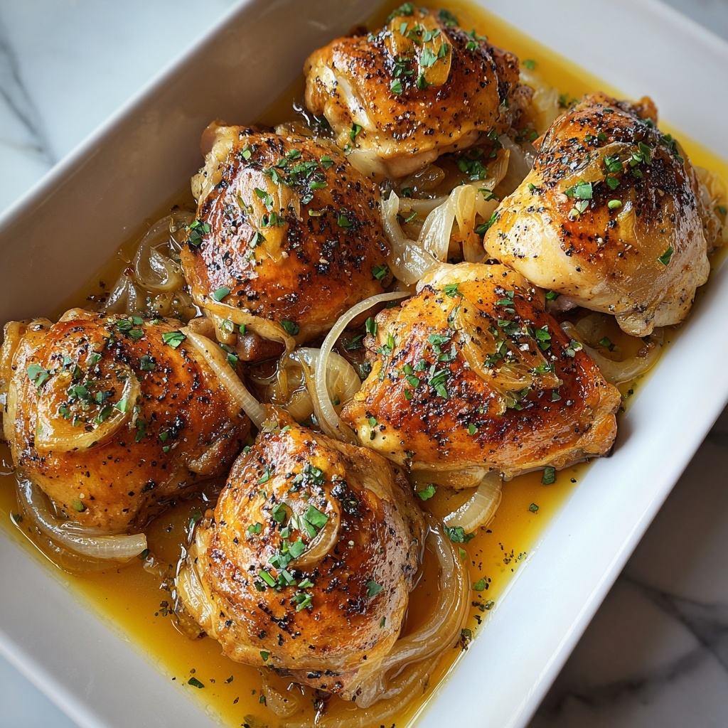 Lemon Shallot Chicken Recipe - Recipe Image