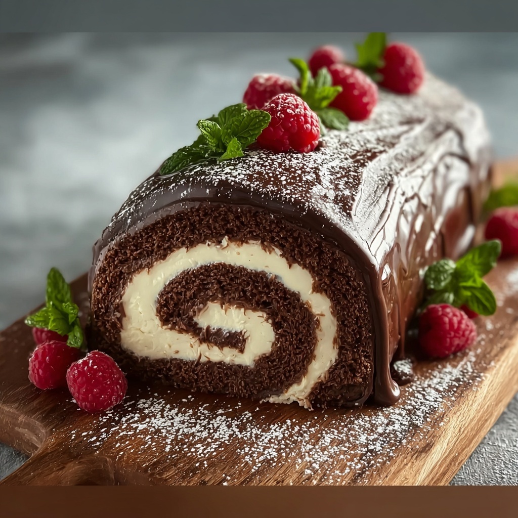 Choco Swiss Roll Delight Recipe - Recipe Image