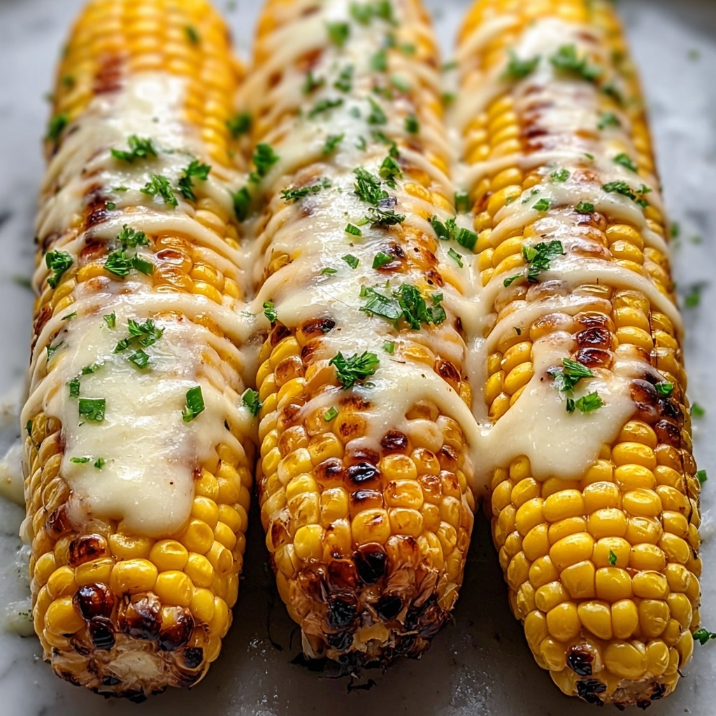 Garlic Butter Corn Cheese: A Deliciously Creamy Side Dish Recipe - Recipe Image