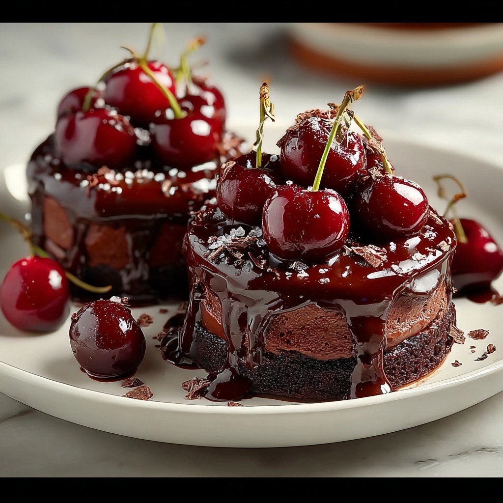 Swiss Chocolate Cherry Roll Cake Recipe - Recipe Image