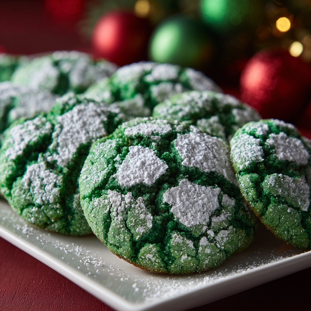 Festive Green Sugar Cookies Recipe - Recipe Image