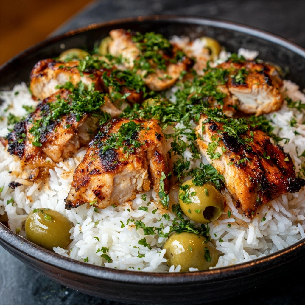 Instant Pot Greek Chicken and Rice Recipe - Recipe Image