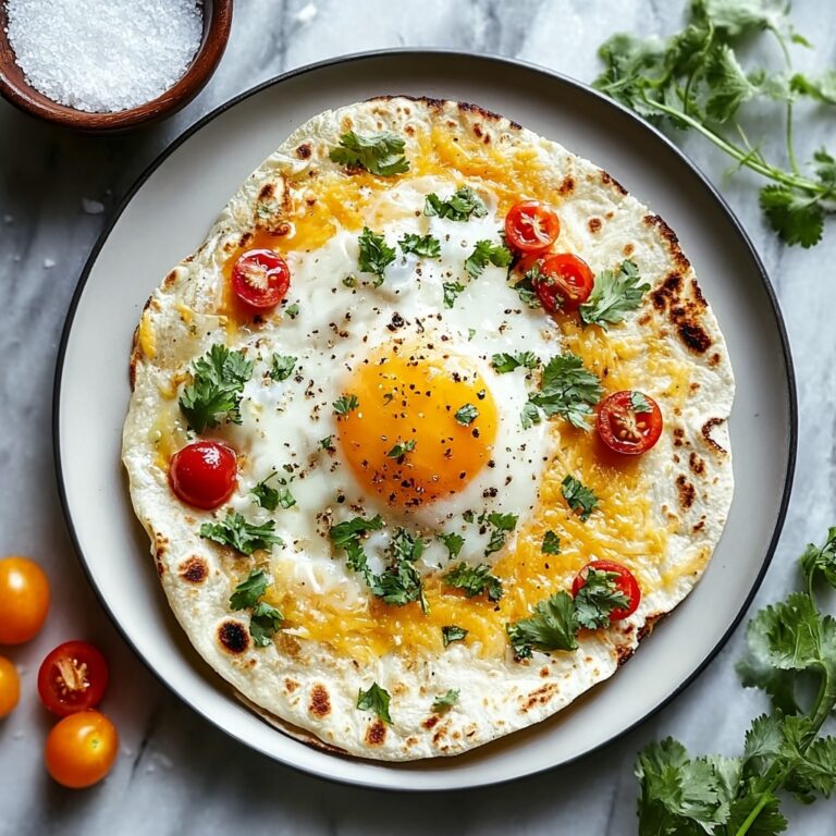 Fried Egg Quesadilla with Cheese and Salsa Recipe