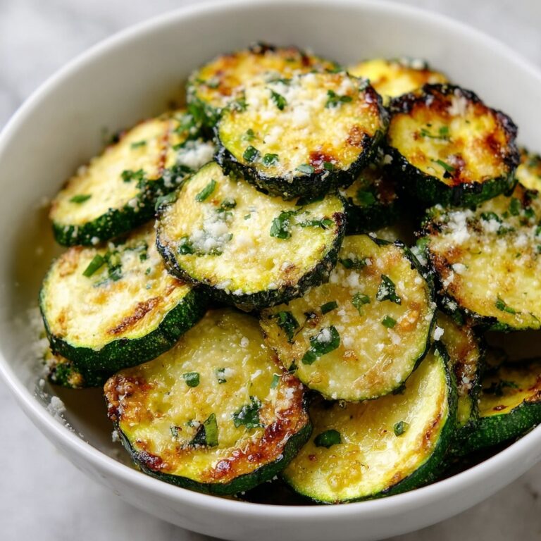 Garlic Parmesan Roasted Zucchini Recipe