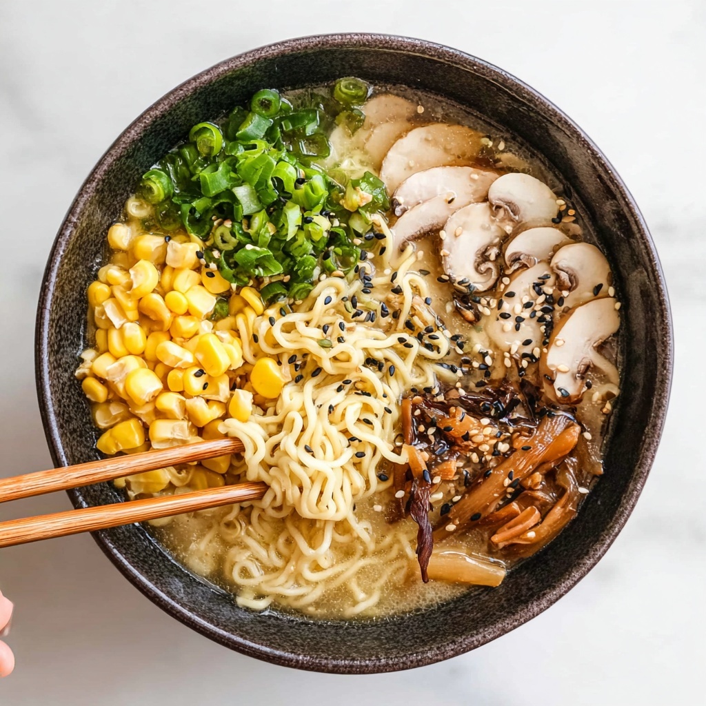 Vegetarian Miso Ramen Recipe - Recipe Image