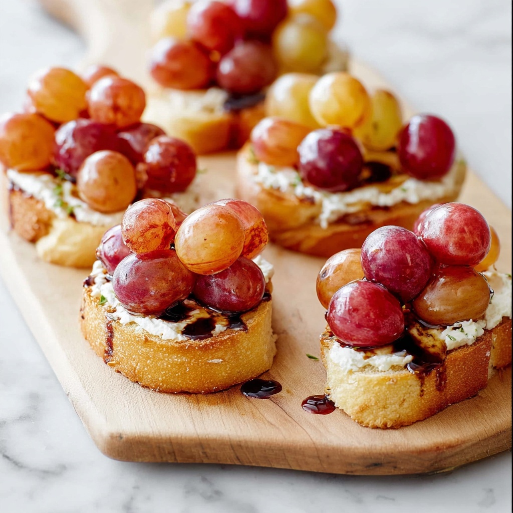 Roasted Grape Crostinis Recipe - Recipe Image