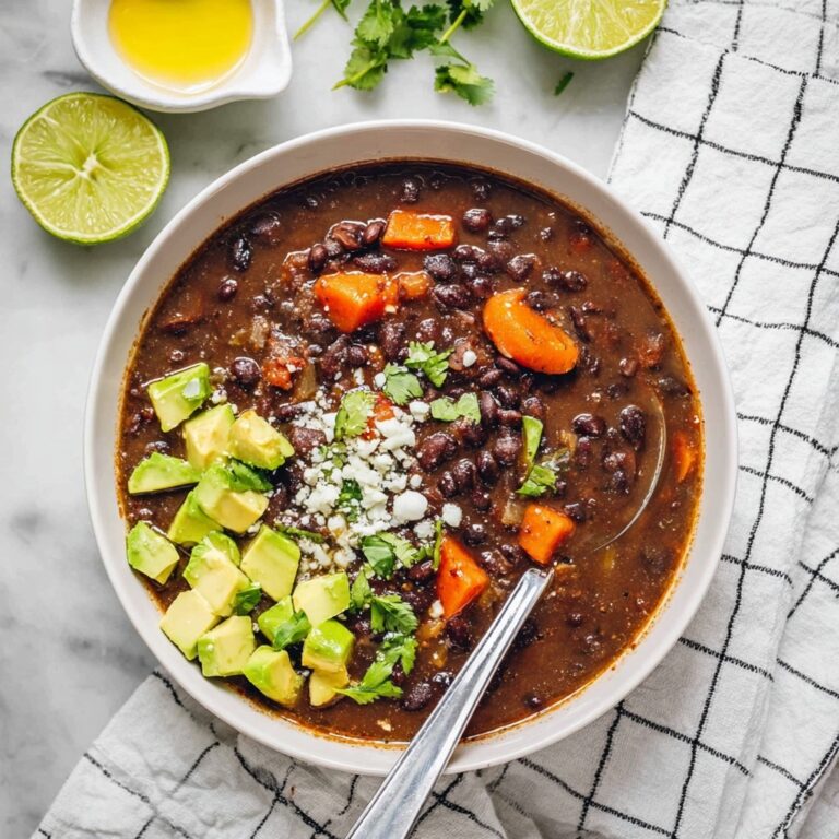Spicy Black Bean Soup with Chipotle, Jalapeño, and Red Wine Recipe