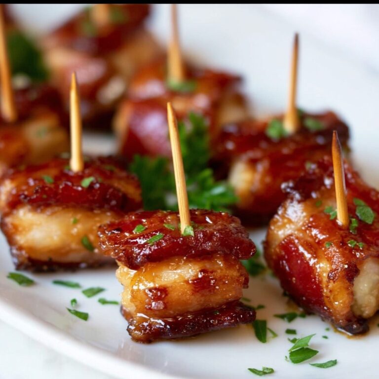 Easy Marinated Bacon-Wrapped Scallops Recipe