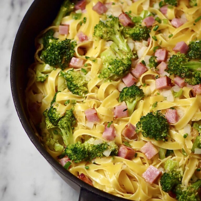 Easy Fettuccine Alfredo with Broccoli Recipe