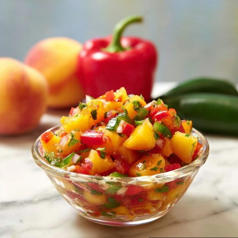 Easy Southern Fresh Peach Salsa Recipe