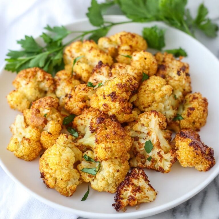 Roasted Curry Cauliflower Recipe