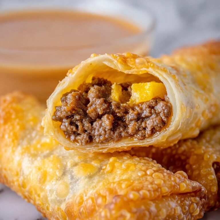 Cheeseburger Egg Rolls Recipe