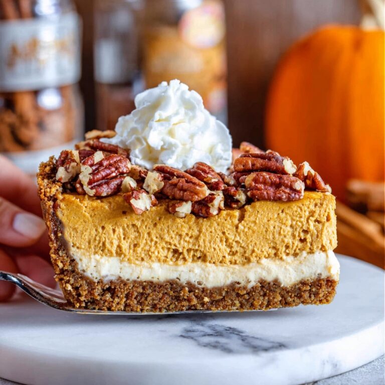 Easy Pumpkin Cheesecake Recipe (No Bake) Recipe