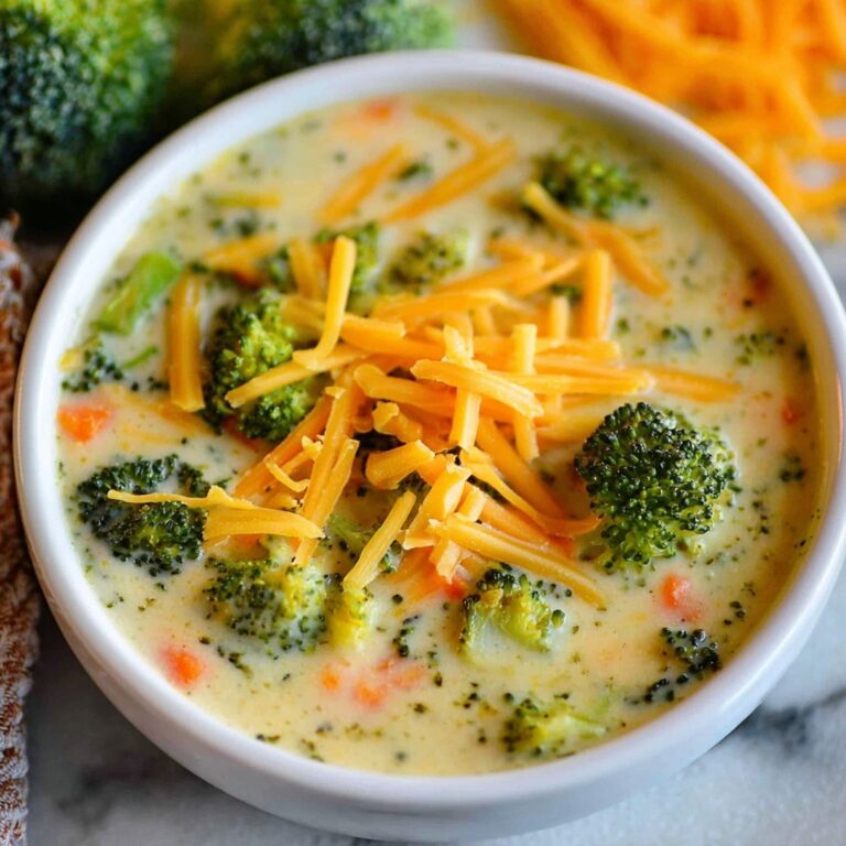 Easy Broccoli Cheese Soup Recipe