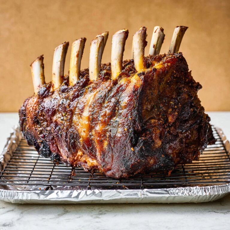 Pork Crown Roast with Whiskey Glaze Recipe