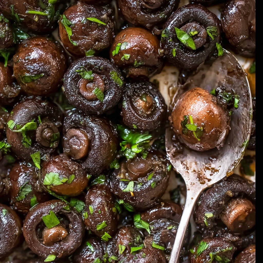 Burgundy Mushrooms Recipe - Recipe Image