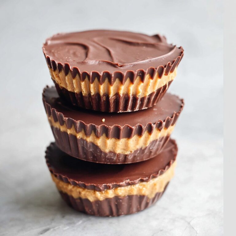 Healthier Peanut Butter Cups Recipe