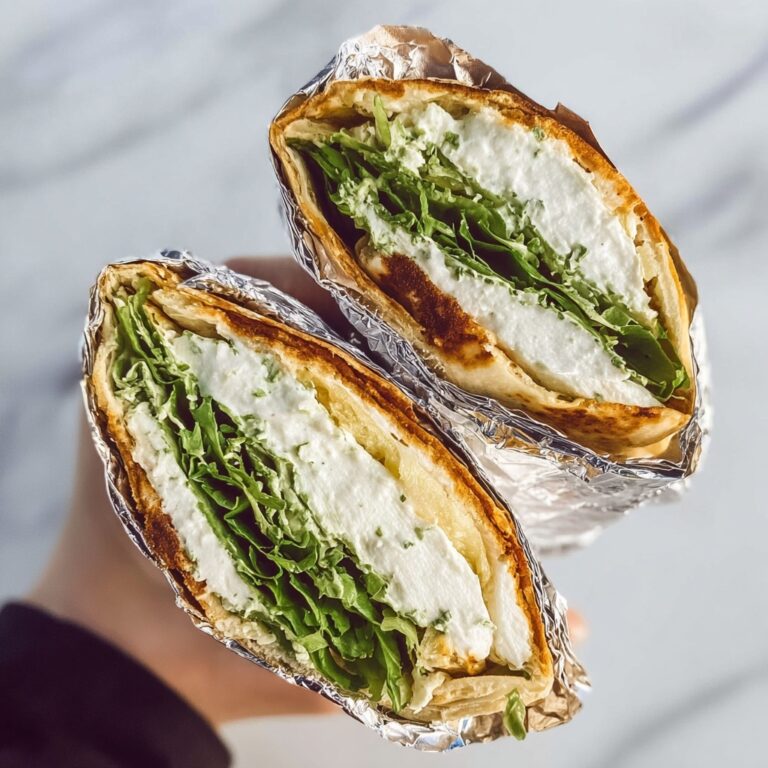 Spinach Feta Egg White Wraps Recipe