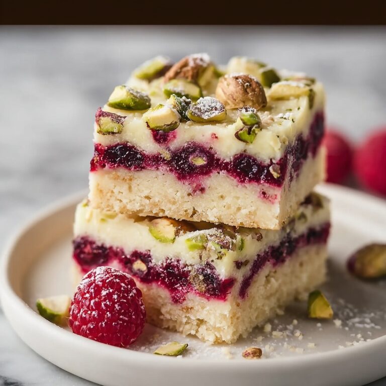 Pistachio Shortbread Bars Recipe