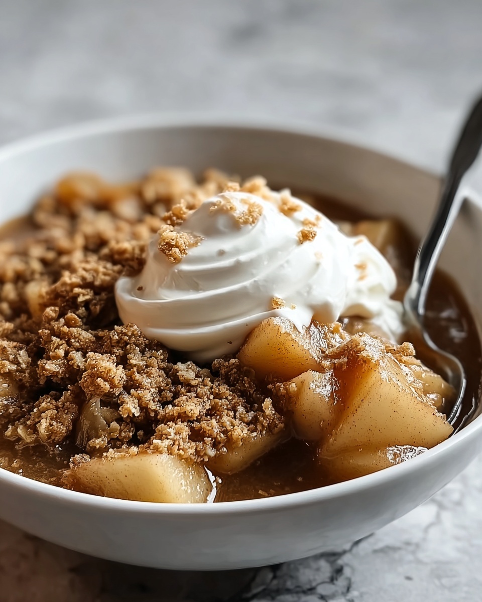Warm Apple Crisp with Cinnamon and Oats Recipe - Recipe Image