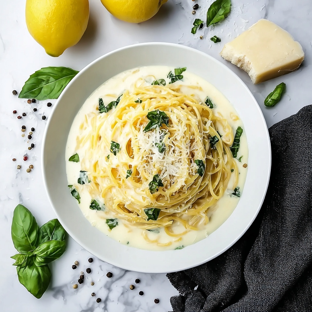 Creamy Lemon Pasta Recipe - Recipe Image