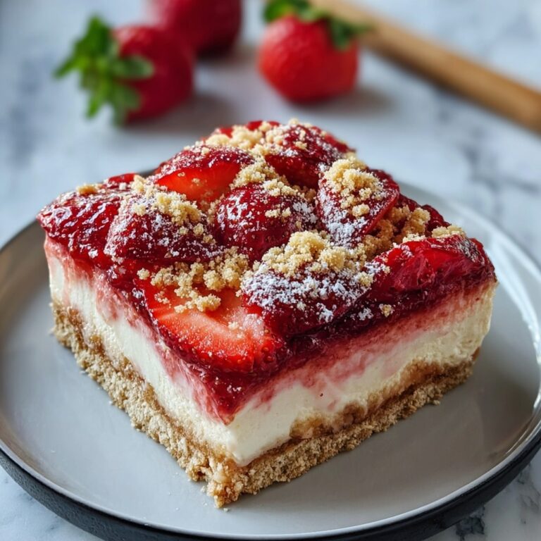 Strawberry Cheesecake Crumb Bars Recipe