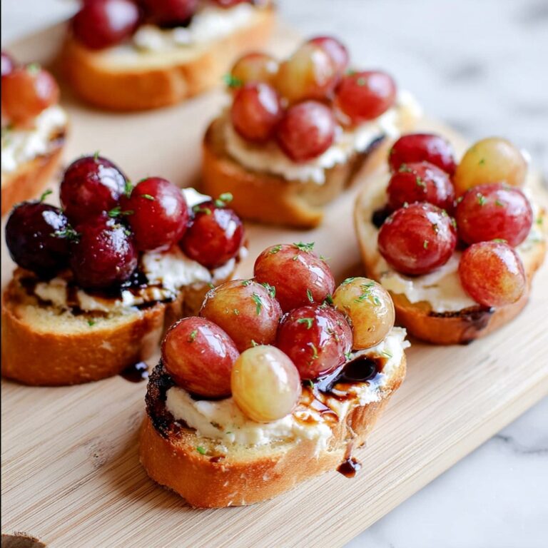 Roasted Grape Crostinis Recipe
