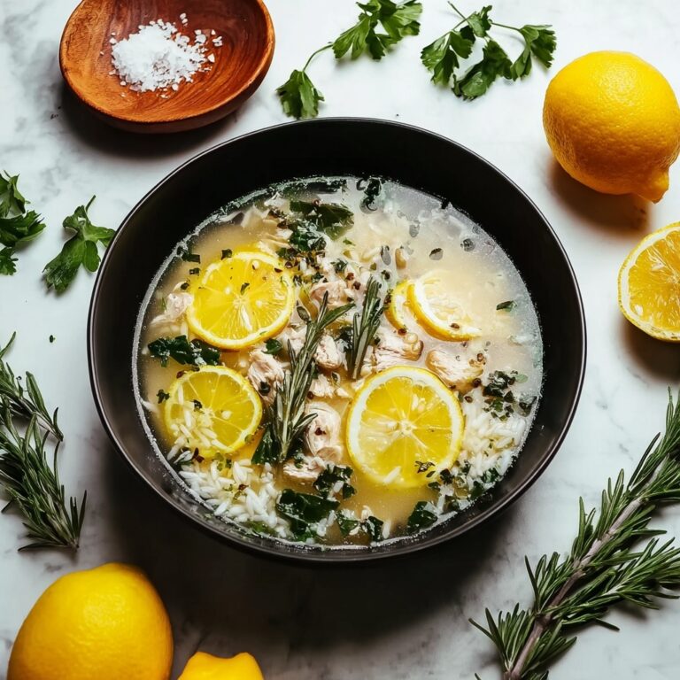 Lemon Ginger Turmeric Chicken and Rice Soup Recipe
