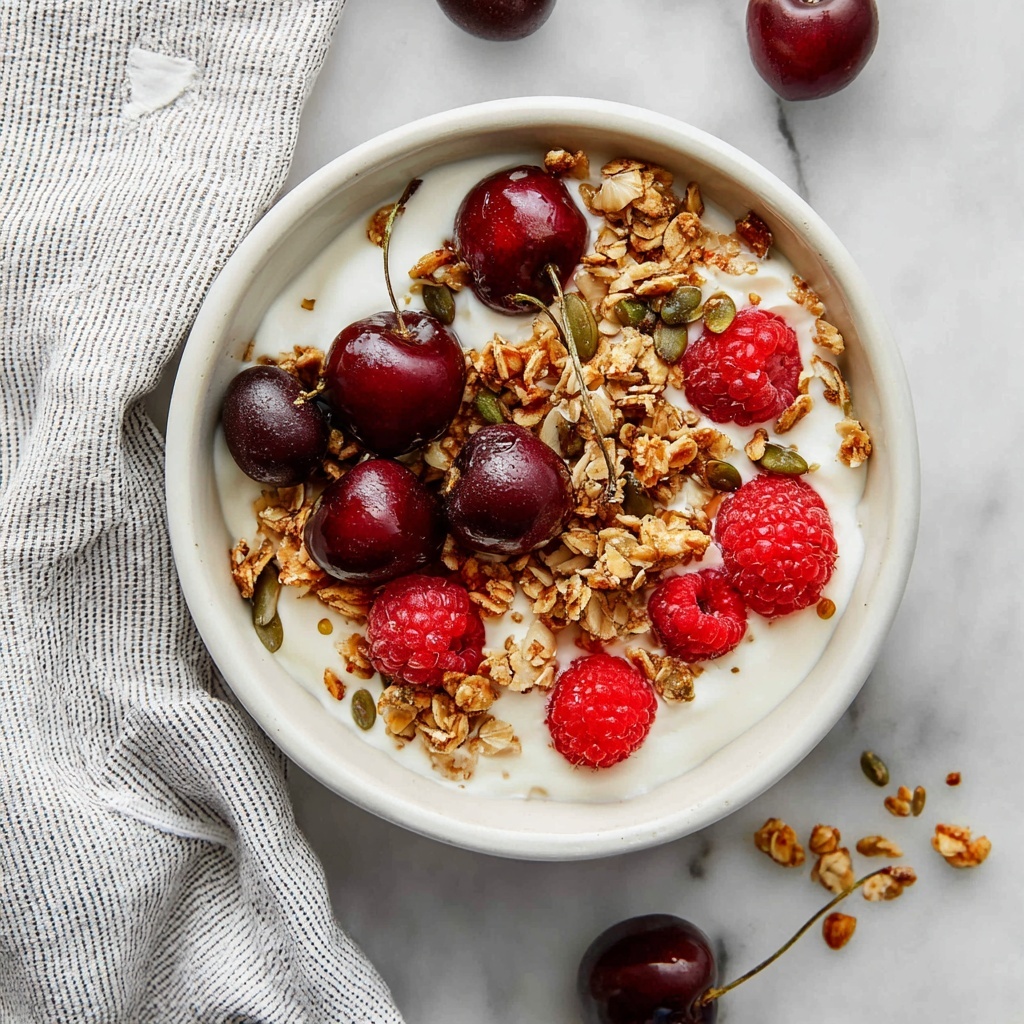 Creamy Whipped Cottage Cheese with Honey, Berries, and Granola Recipe - Recipe Image