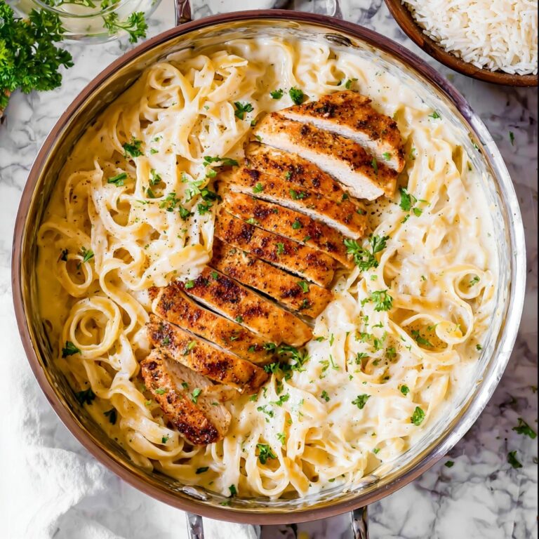 Creamy Chicken Fettuccine Alfredo Recipe