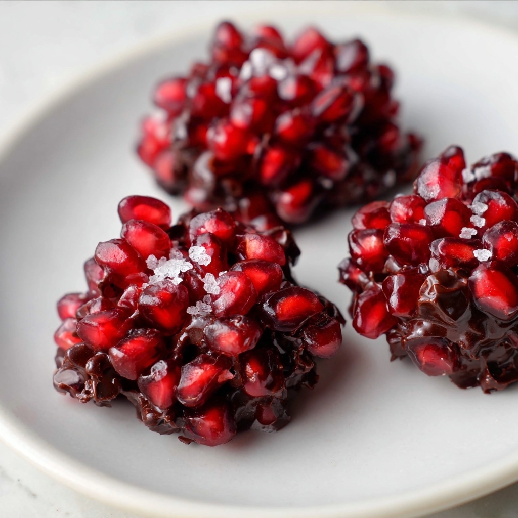 Pomegranate Dark Chocolate Bites Recipe - Recipe Image