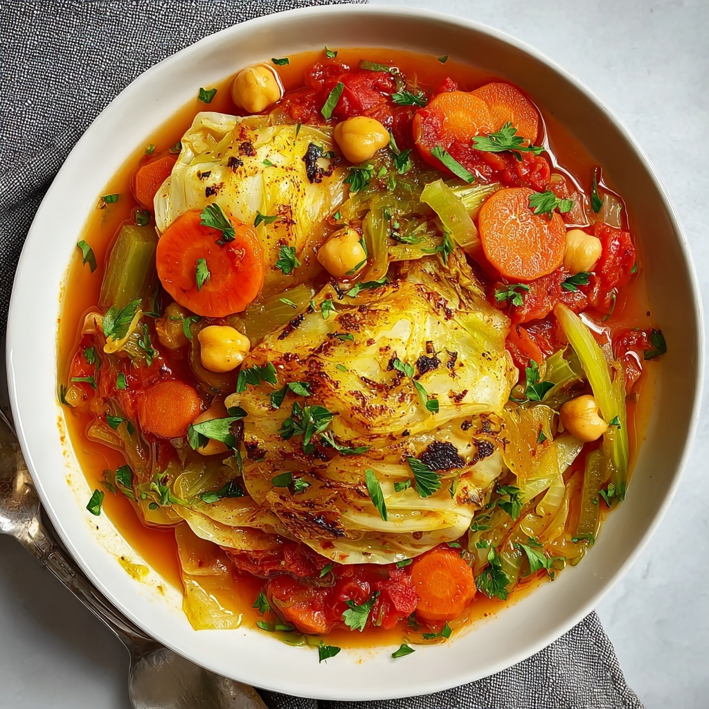 Hearty Spiced Vegetable Cabbage Soup Recipe - Recipe Image