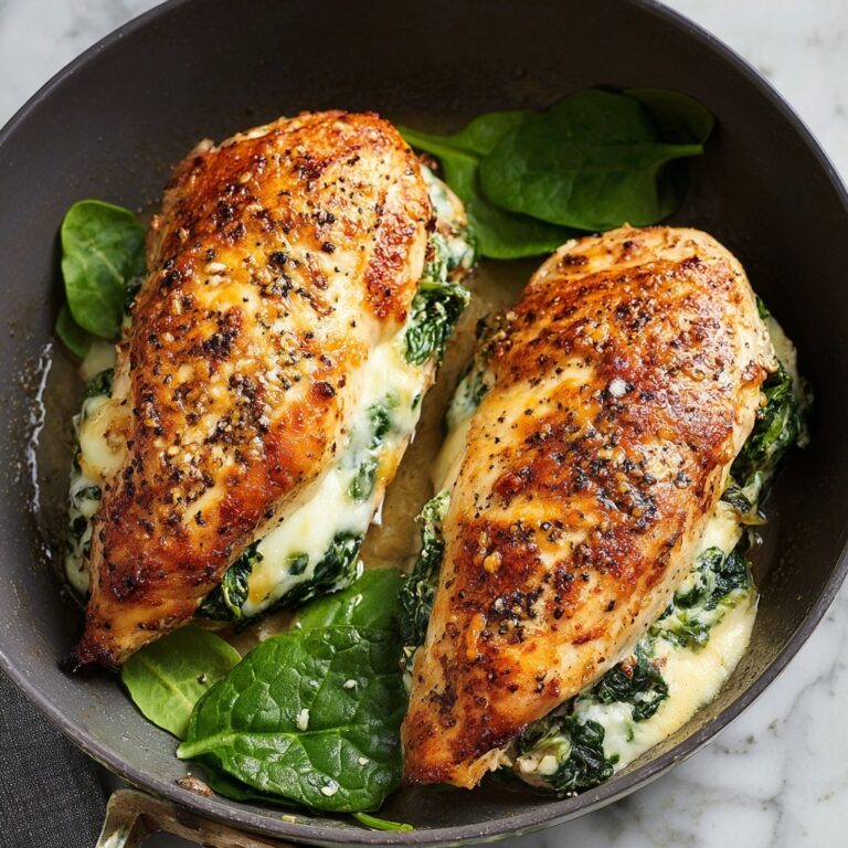 Spinach and Cheese Stuffed Chicken Breast Recipe