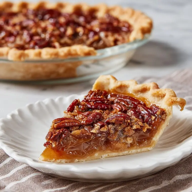 Easy Southern Pecan Pie Recipe