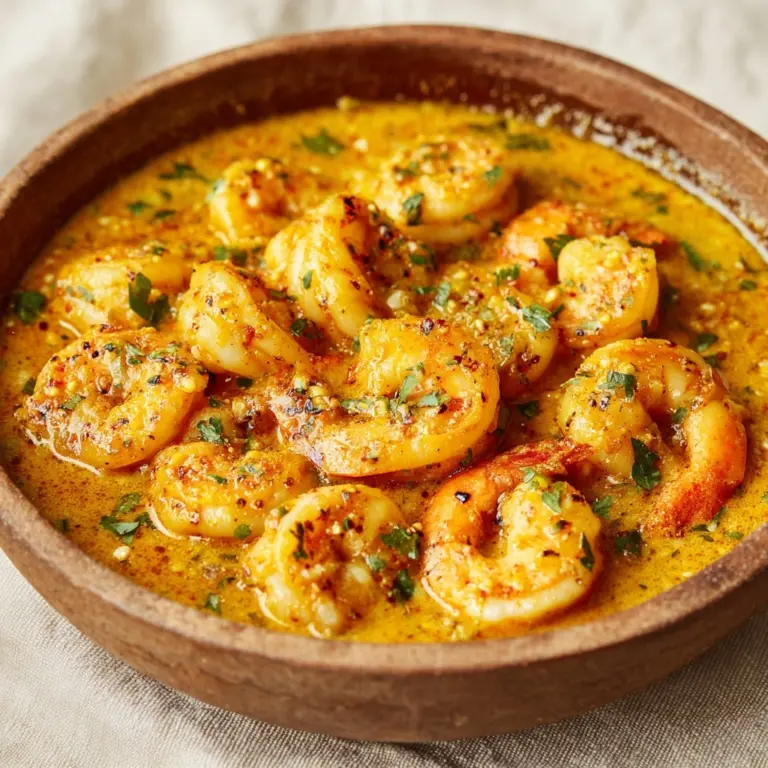 Sautéed Shrimp in Creamy Saffron Sauce Recipe