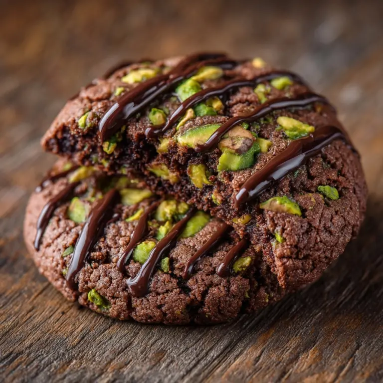 Brown Butter Chocolate Pistachio Cookies Recipe