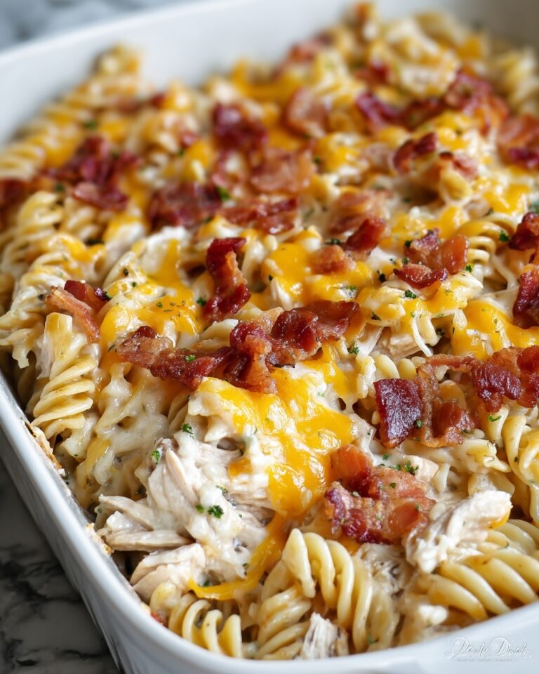 Crazy Good Casserole: Cheesy Chicken and Smoked Turkey Pasta Bake Recipe