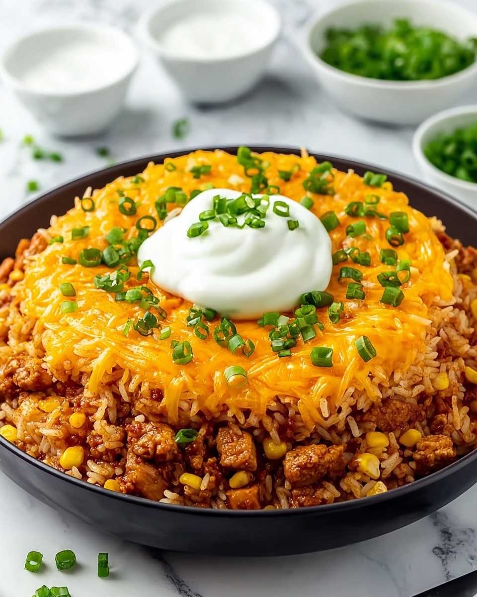 Slow Cooker Fiesta Chicken and Rice Recipe - Recipe Image
