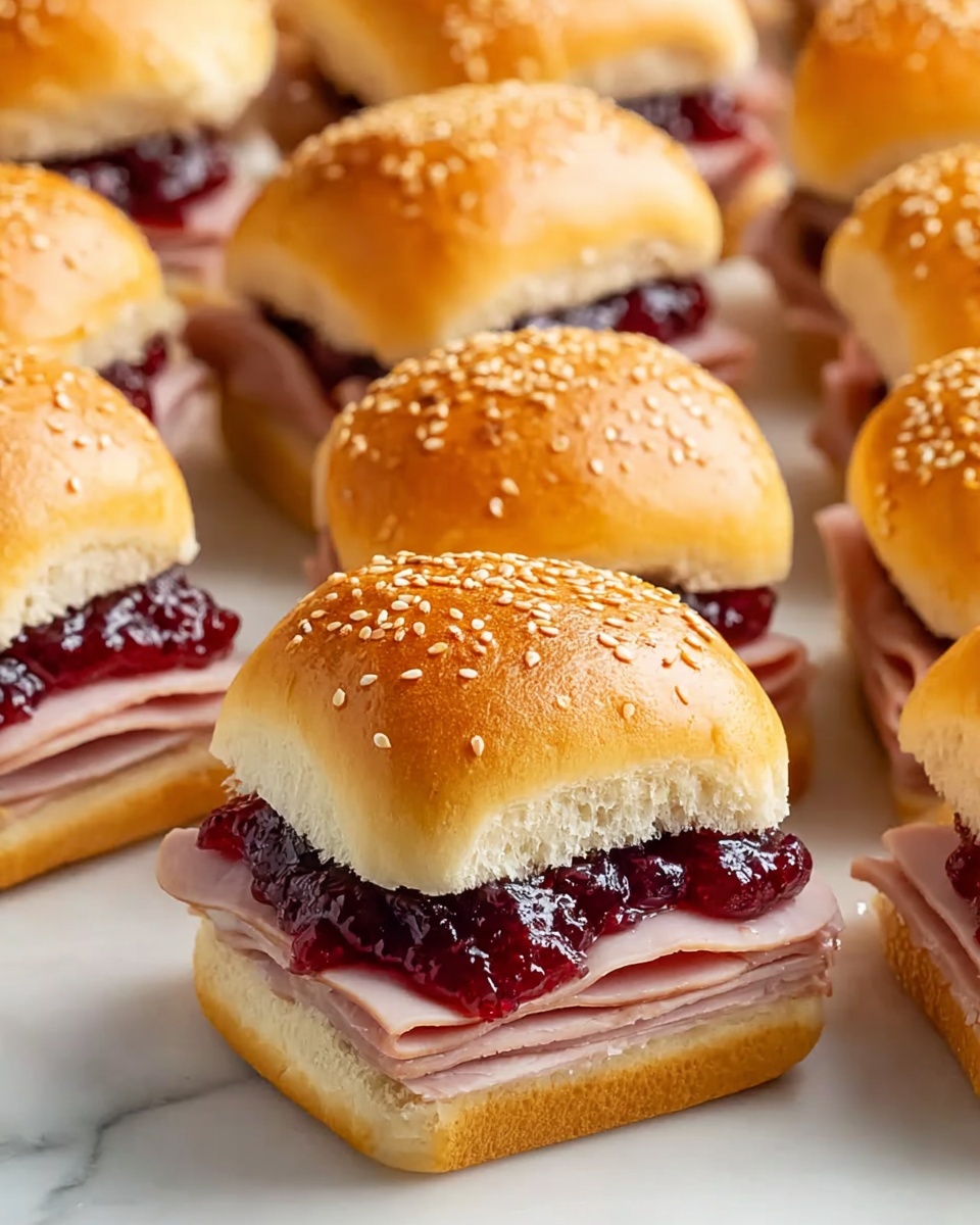 Turkey Cranberry Sliders Recipe - Recipe Image