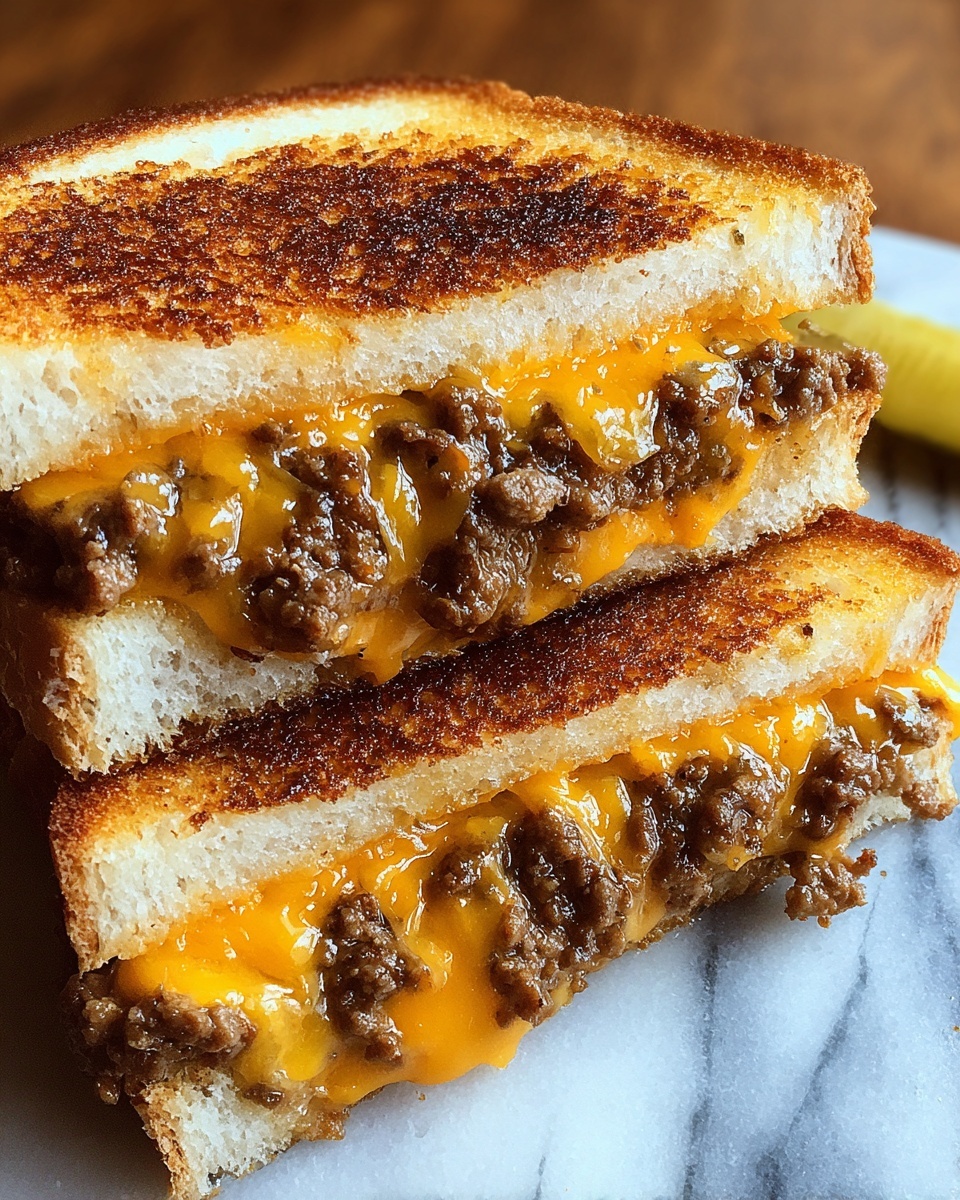 Grilled Cheese Sloppy Joes Recipe - Recipe Image