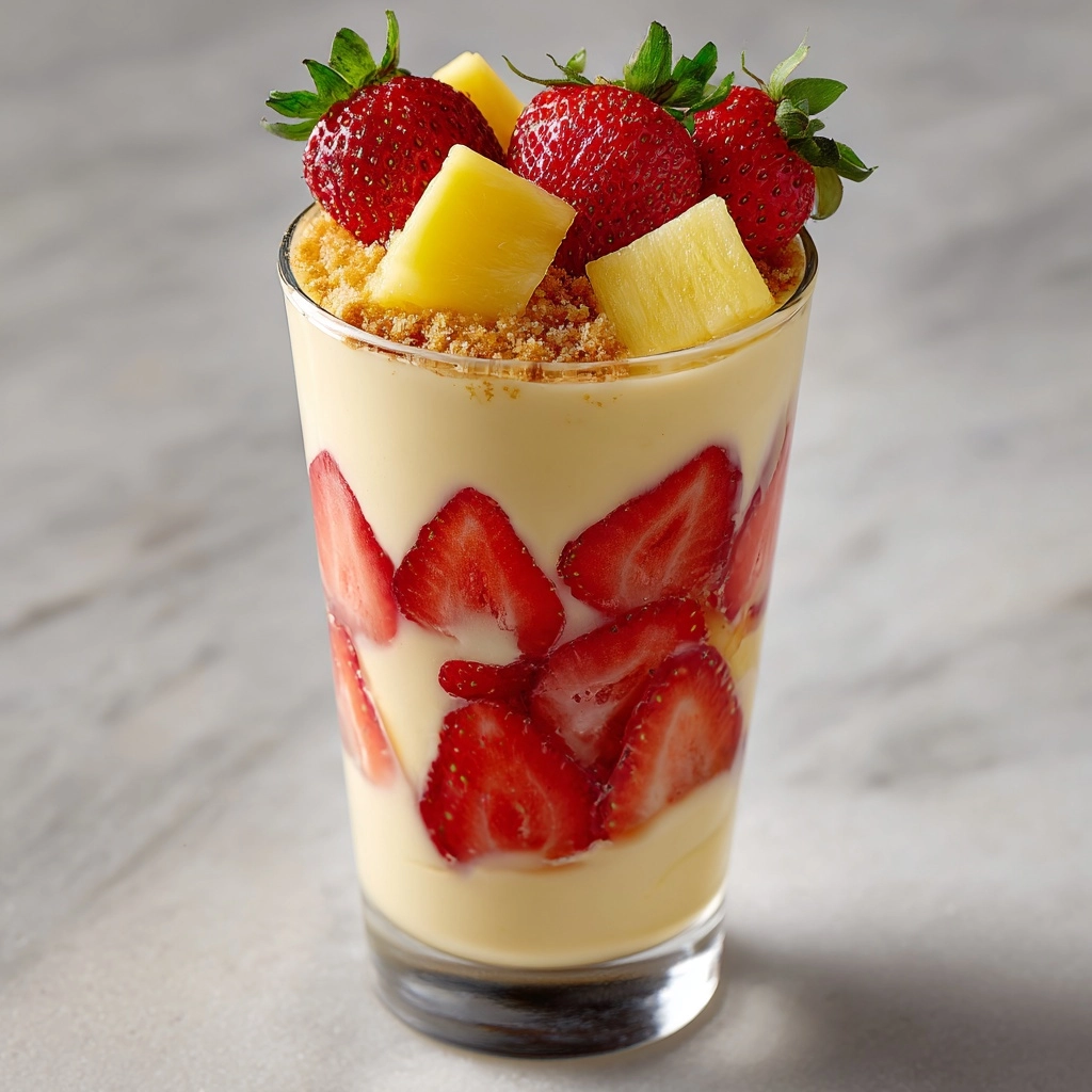 Strawberry Piña Colada Smoothie Recipe - Recipe Image
