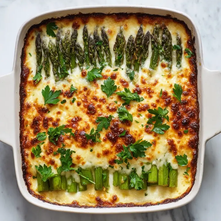 Cheesy Asparagus Casserole Recipe