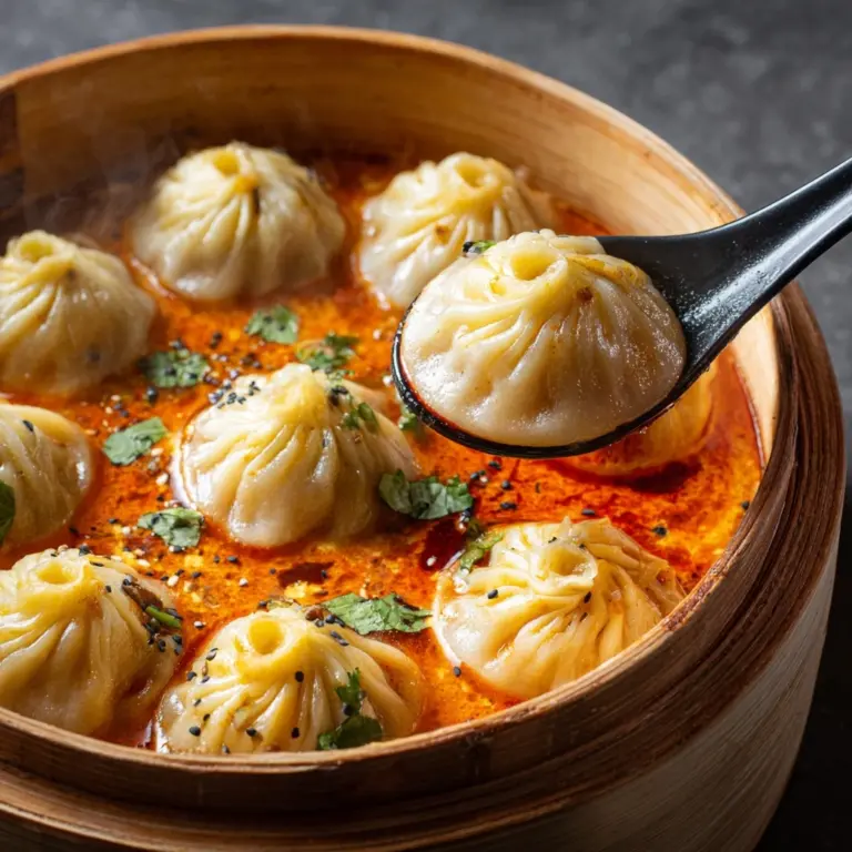 Thai Curry Soup Dumplings Recipe