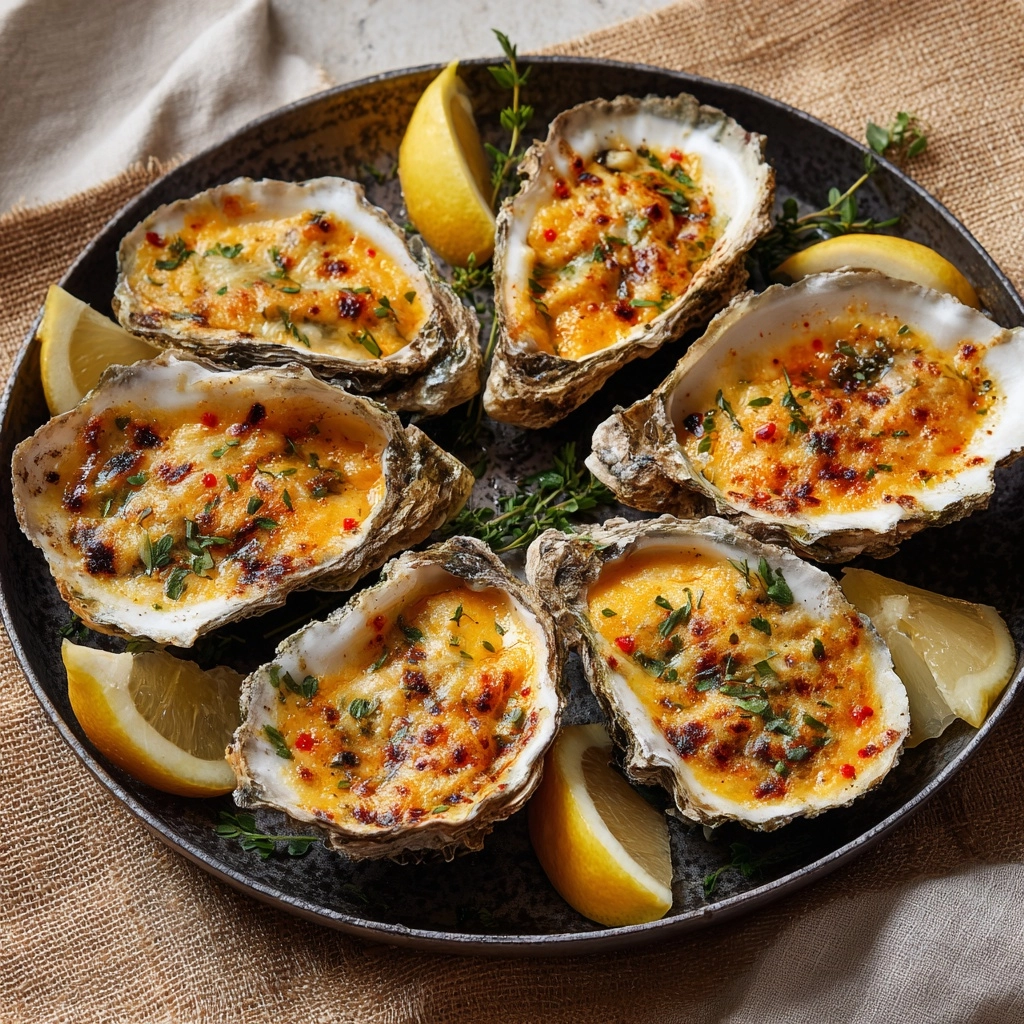 Barbecued Oysters with Smoky Uni Butter Recipe - Recipe Image