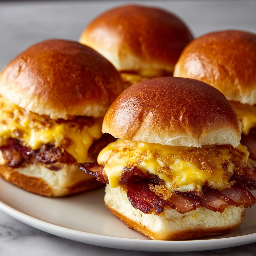 Kentucky Hot Brown Sliders Recipe - Recipe Image