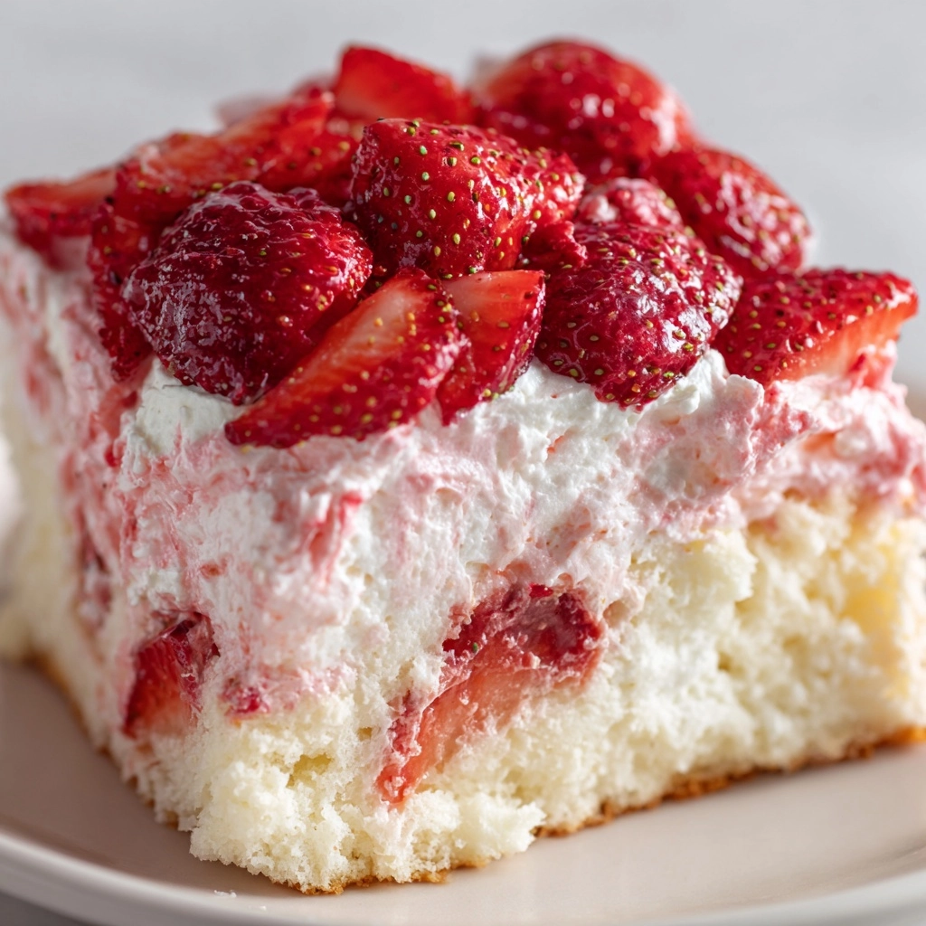 Strawberry Angel Food Dessert Recipe - Recipe Image
