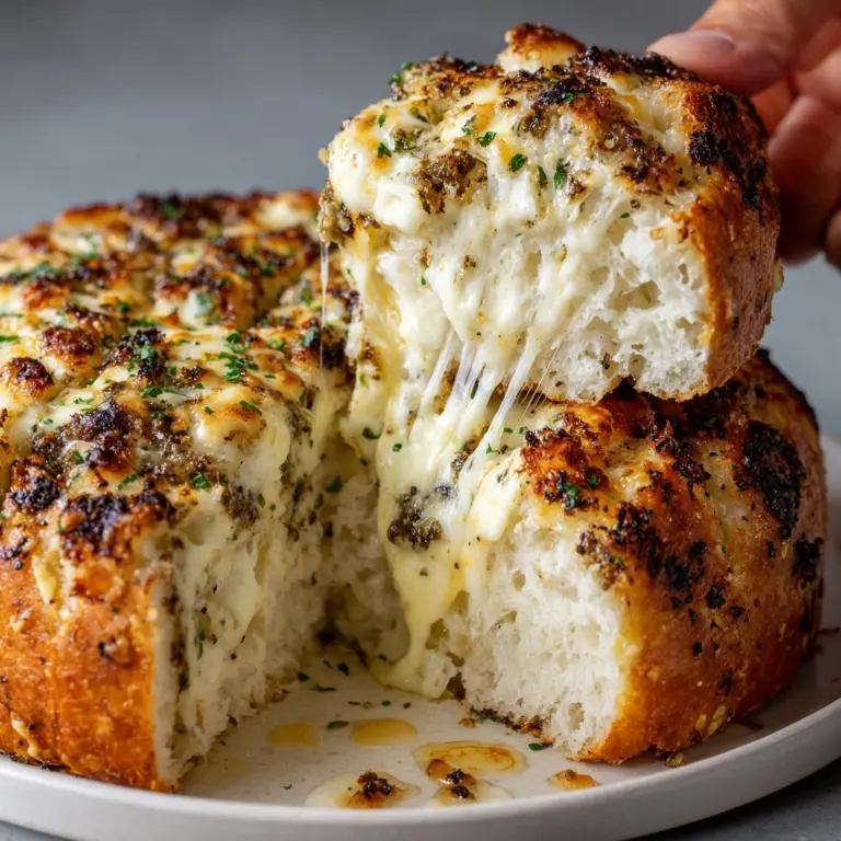 Baked Garlic Bread Dip Recipe